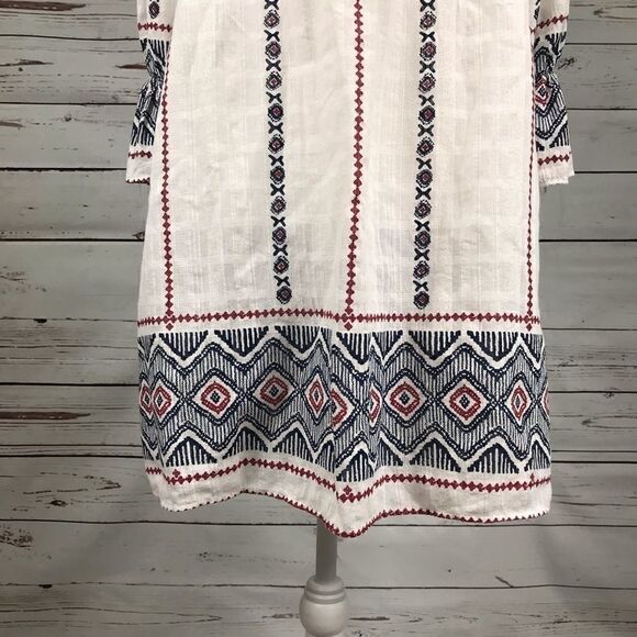 Paper Heart Striped Boho Tunic dress Size Medium - Picture 4 of 8